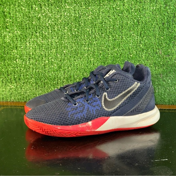 Nike Kyrie Flytrap 2 Blue Red AQ3412-401 Gradeschool Kids Size 4.5Y - Picture 1 of 6